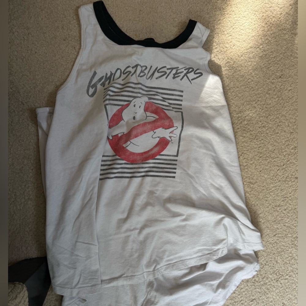 Recycled Karma White Ghostbusters Tank